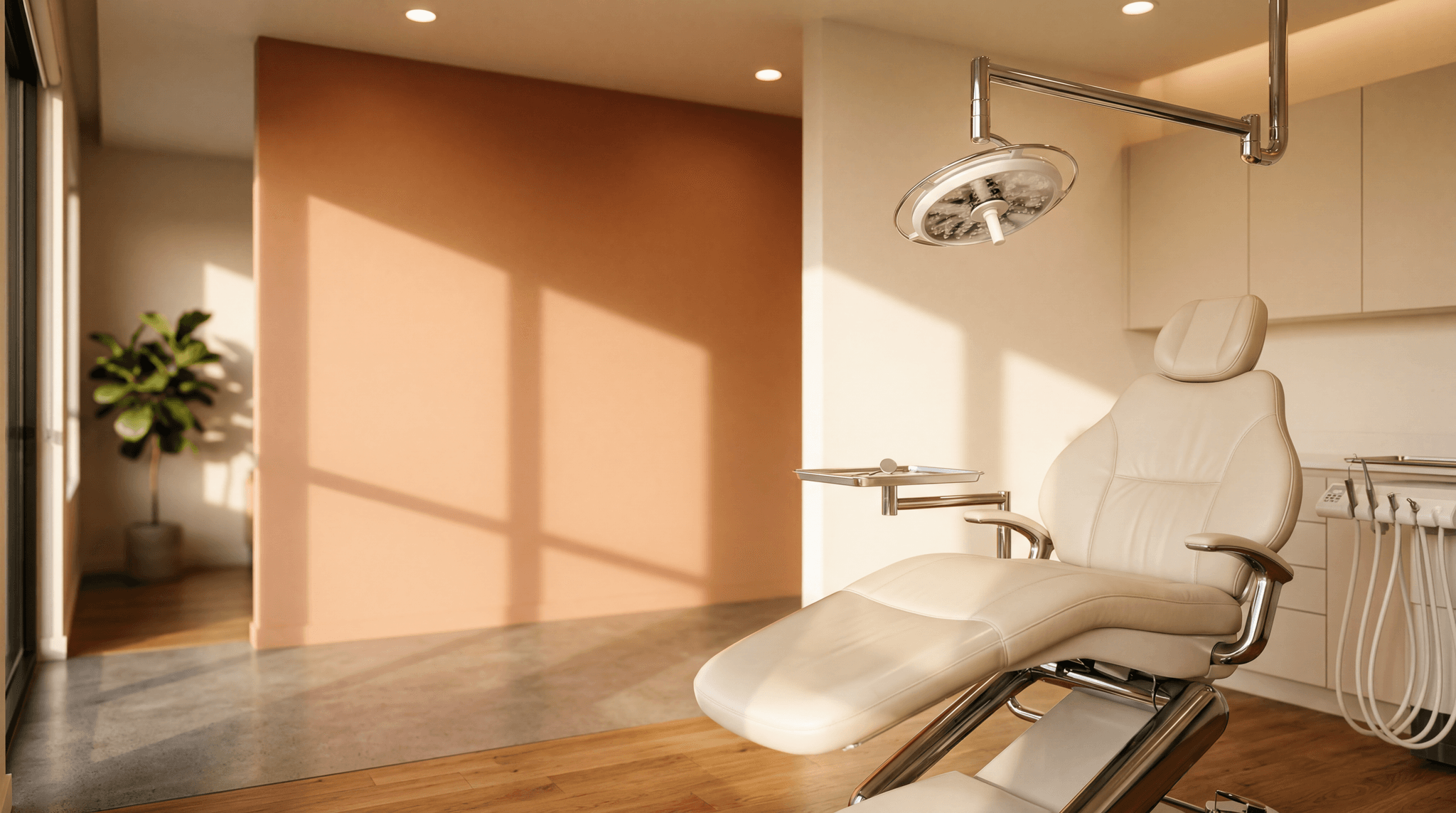 Modern dental operatory — Cavitech AI